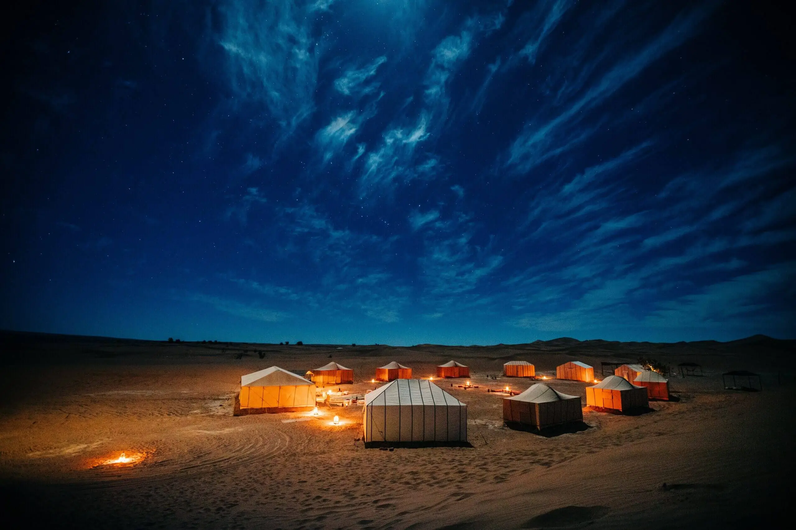 desert safari camping