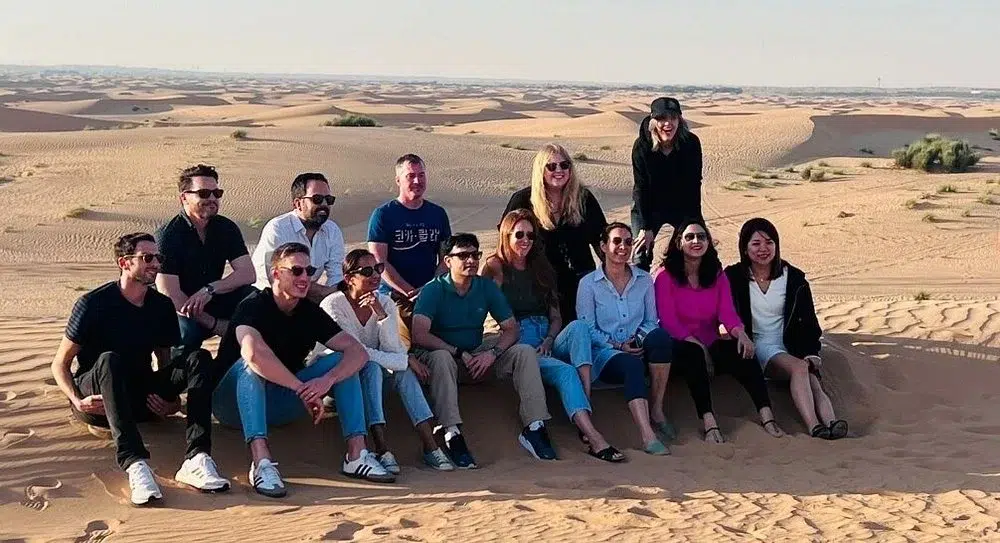 dubai red dunes afternoon